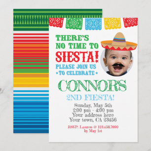 Fiesta, Cinco de Mayo-Einladung mit Foto Einladung