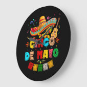 Fiesta Cinco de Mayo Große Wanduhr (Winkel)
