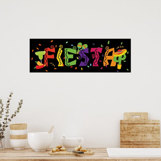Fiesta Cinco De Mayo Party Banner Poster (Küche)