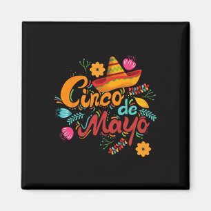 Fiesta Cinco De Mayo Party Passende mexikanische M Magnet