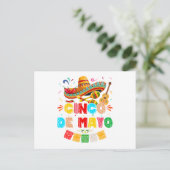 Fiesta Cinco de Mayo Postkarte (Stehend Vorderseite)