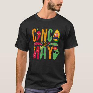 Fiesta Cinco De Mayo Sombrero Mexican Camisa 5 De T-Shirt