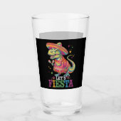 Fiesta Cinco De Mayo T Rex Dinosaur Glas (Vorderseite)