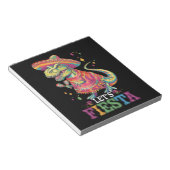 Fiesta Cinco De Mayo T Rex Dinosaur Notizblock (angewinkelt)