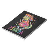 Fiesta Cinco De Mayo T Rex Dinosaur Notizblock (Rotiert)
