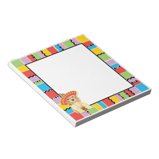 Fiesta Cocker Spaniel Notizblock (angewinkelt)