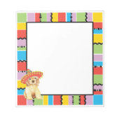Fiesta Cocker Spaniel Notizblock (Vorderseite)