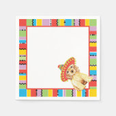 Fiesta Cocker Spaniel Serviette (Vorderseite)