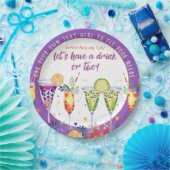 FIESTA Cocktails kundenspezifisch Pappteller (Party)