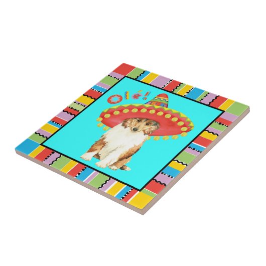 Fiesta Collie Tile Fliese (Seite)