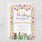 Fiesta Colorful Bridal Dusche Einladung (Vorderseite)