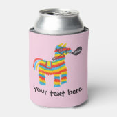 Fiesta Colorful Donkey Piñata sagt Hola CUSTOM Dosenkühler (Kanne Vorderseite)