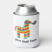 Fiesta Colorful Donkey Piñata sagt Hola CUSTOM Dosenkühler (Kanne Vorderseite)