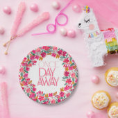 Fiesta Colorful Floral Black Probe Dinner Pappteller (Party)