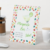 Fiesta Colorful Margarita Bar Sign Sockelschild (In SItu)