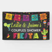 Fiesta Couples Duschbanner mit Margarita Banner (Horizontal)