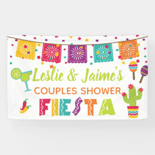 Fiesta Couples Duschbanner - Weißer Hintergrund Banner