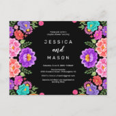 Fiesta Couples Dusche Einladung Postkarte (Vorderseite)