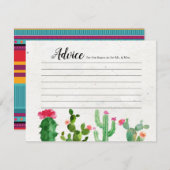 Fiesta Couples Dusche Moderne Beratungskarte Begleitkarte (Vorne/Hinten)