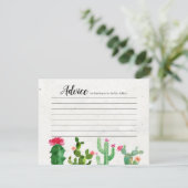 Fiesta Couples Dusche Moderne Beratungskarte Begleitkarte (Stehend Vorderseite)