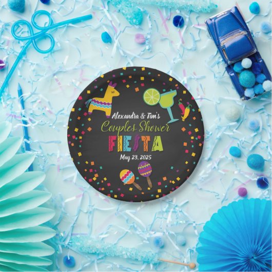 Fiesta Couples Duschpapierplatte Pappteller (Party)