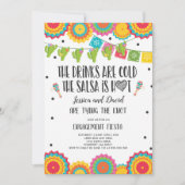 Fiesta Couples Engagement Party Bridal Fiesta Invi Einladung (Vorderseite)