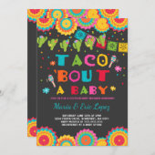 Fiesta Couples Kinderdusche Einladung Co-Dusche (Vorne/Hinten)