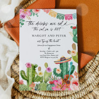Fiesta Couples Verlobung Fiesta Cactus Mexican