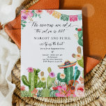 Fiesta Couples Verlobung Fiesta Cactus Mexican Einladung<br><div class="desc">Fiesta Couples Verlobung Fiesta Cactus Mexican Invitation Alle Designs sind © PIXEL PERFECTION PARTY LTD</div>