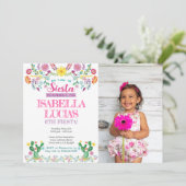 Fiesta, cumpleaños de Cinco de Mayo Einladung (Stehend Vorderseite)