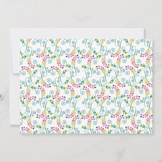 Fiesta, cumpleaños de Cinco de Mayo Einladung (Rückseite)