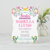 Fiesta, cumpleaños de Cinco de Mayo Einladung (Stehend Vorderseite)