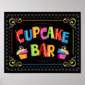 Fiesta CUPCAKE BAR Party signieren Poster (Vorne)