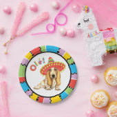 Fiesta-Dachshund Pappteller (Party)
