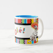 Fiesta Dalmatiner Zweifarbige Tasse (VorderseiteRechts)