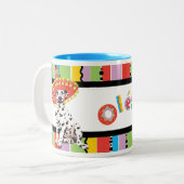 Fiesta Dalmatiner Zweifarbige Tasse (Vorderseite Links)