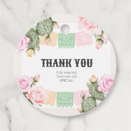 Fiesta Danke, dass Sie Gift Tag Geschenkanhänger