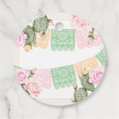 Fiesta Danke, dass Sie Gift Tag Geschenkanhänger (Rückseite)