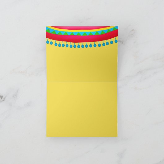 Fiesta danke Ihnen Karten (Innenseite)