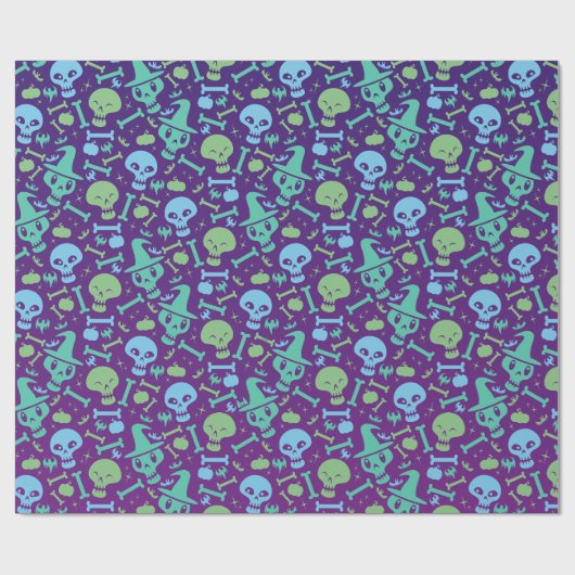 Fiesta de calaveras geschenkpapier (Flach)