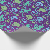 Fiesta de calaveras geschenkpapier (Ecke)