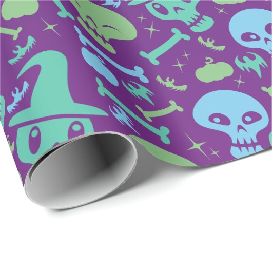 Fiesta de calaveras geschenkpapier (Rolleneckpunkt)
