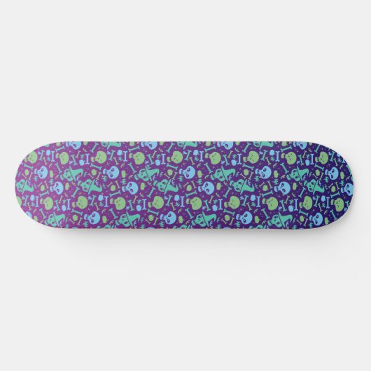 Fiesta de calaveras skateboard (Horizontal)