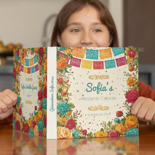 Fiesta de Colores Quinceanera, Brauch Gästebuch