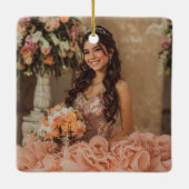 Fiesta de Colores Quinceanera, Brauch Keramikornament (Rückseite)