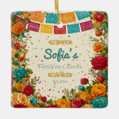 Fiesta de Colores Quinceanera, Brauch Keramikornament (Vorderseite)