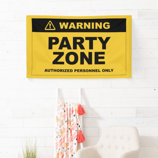 Fiesta de cumpleaños Construcción Party Zone Banner (Insitu)