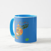 Fiesta de Fuego blau Tasse (Vorderseite Links)