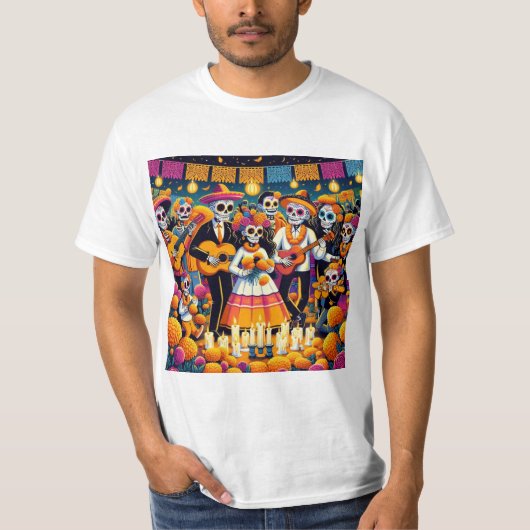 Fiesta de Halloween T-Shirt (Vorderseite)