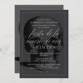 Fiesta de la Muerte de mis Veintes Party  Einladung (Vorne/Hinten)